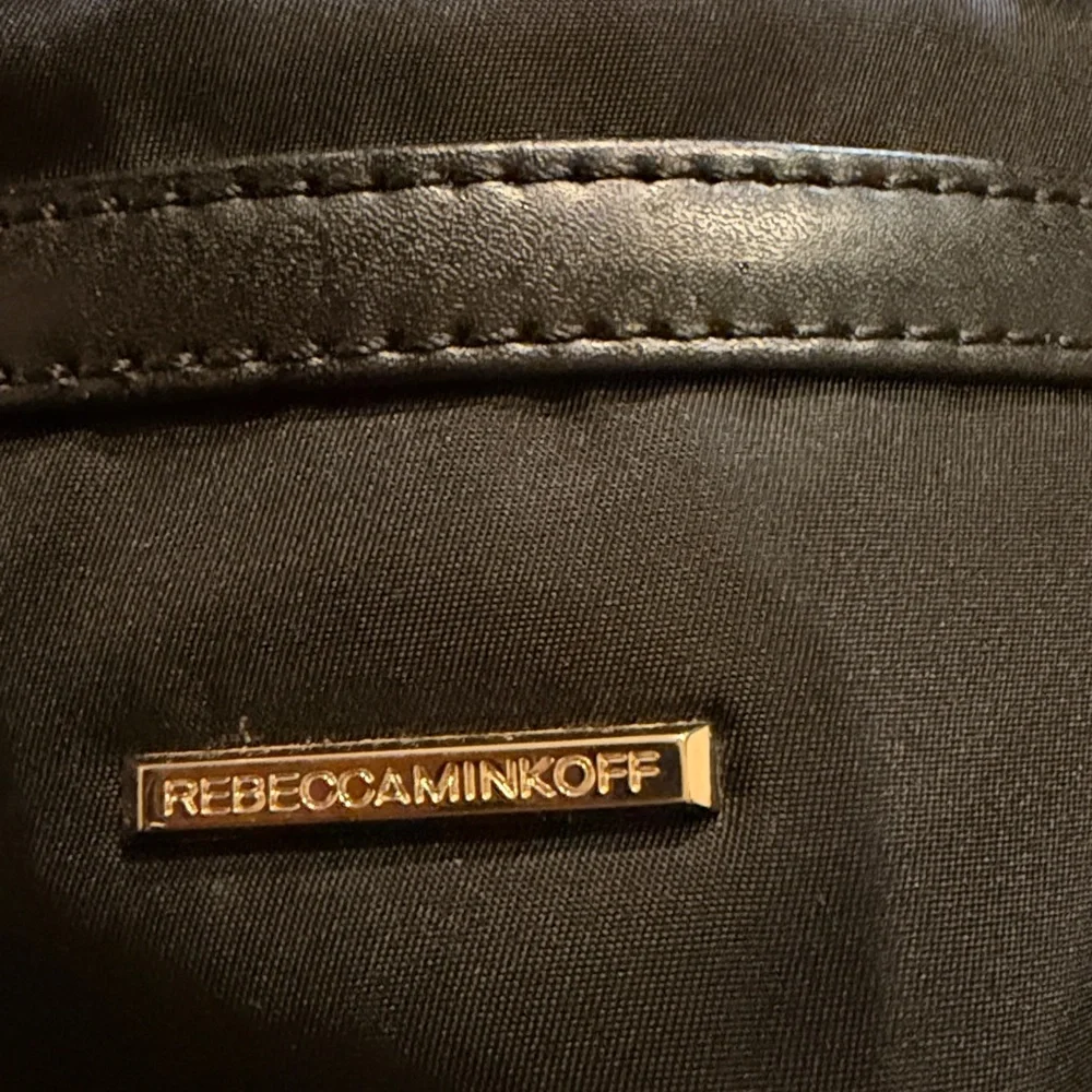 Rebecca Minkoff Leather Knocked Up Diaper Bag Women's Black Travel Everyday